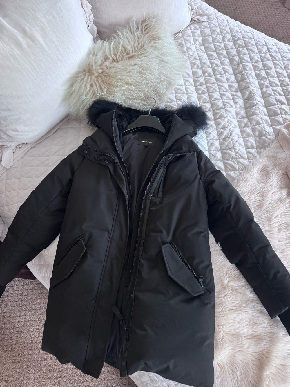 Black Mackage Coat